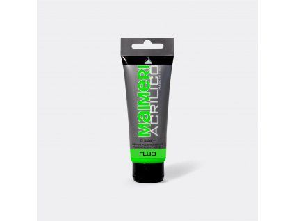Akrylová barva Maimeri Acrilico 75 ml, FLUO zelená, fluorescentní odstín pro výrazné efekty