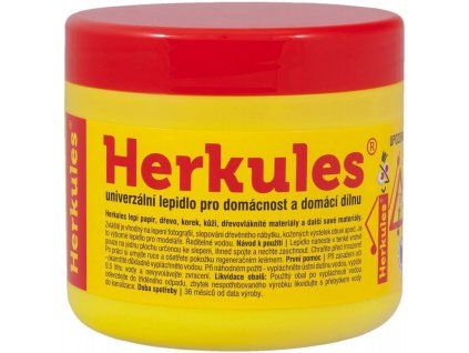 Lepidlo Herkules 500 g v kelímku, Druchema, na vodní bázi pro lepení papíru a kartonu