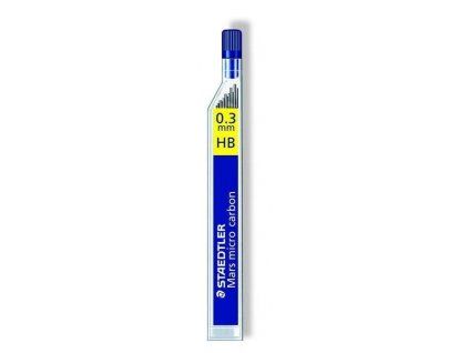 Tuhy do mikrotužky Staedtler Mars Micro Carbon 0,3 mm HB, balení 12 kusů