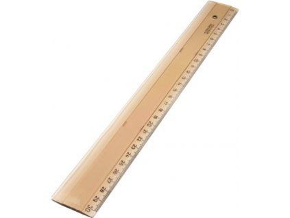 Koh-i-Noor rovné pravítko 30 cm, kouřový transparentní plast, přesná stupnice