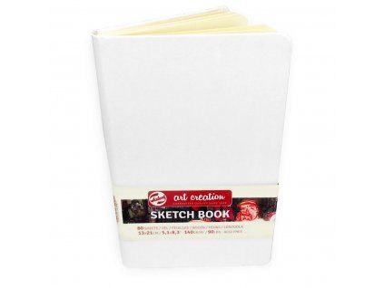 Talens Art Creation Sketch Book skicák v bílé tvrdé vazbě 13x21 cm, 80 listů 140 g
