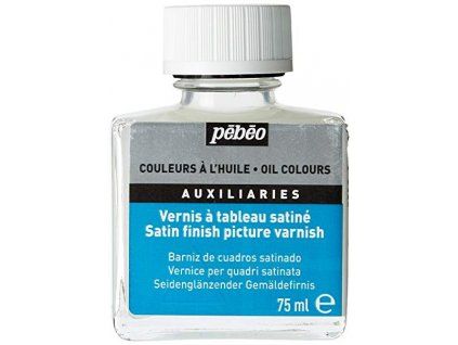 Pébéo saténový lak pro olejové barvy 75 ml, polomatný transparentní závěrečný lak