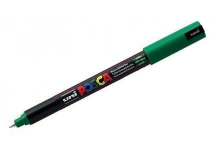 Uni Posca 1MR akrylový popisovač 0,7 mm trubičkový hrot, zelená 06