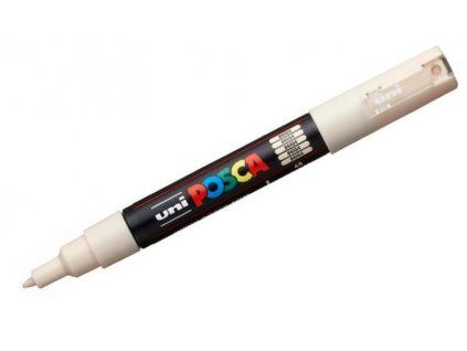 Akrylový popisovač Uni Posca 1M 0,7 mm béžový, odstín 45, krycí stopa