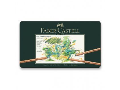 Faber-Castell Pitt Pastel Pencils, sada 60 uměleckých suchých pastelů v tužce