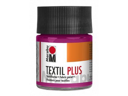 Marabu Textil Plus 50 ml barva na textil, odstín 005 růžová malina
