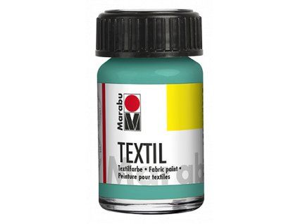 Marabu Textil 15 ml barva na textil, odstín zelená aqua 297, vodní báze