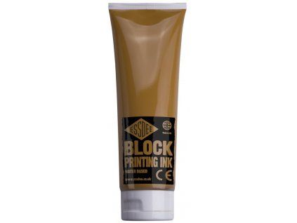 Linorytová barva Essdee 300 ml, odstín okrová žluť, viskózní tisk na vodní bázi