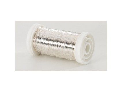 Postříbřený drát BUCO 0,30 mm, balení 30 g pro drátování a tvorbu šperků