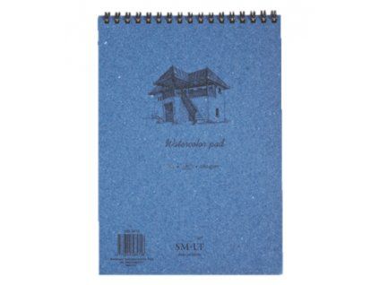 Akvarelový blok SM.LT Watercolor pad A5 280 g/m2, 20 listů, bělený strukturovaný papír