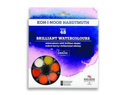 Koh-i-Noor Anilinky, sada 48 brilantních vodových barev v novém přebalu