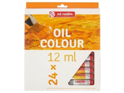Sada olejových barev Talens Art Creation, 24 tub po 12 ml, pro malování obrazů