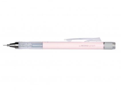Tombow Mono Graph 0,5 mm mikrotužka s třepacím mechanismem, pastelově růžová korálová