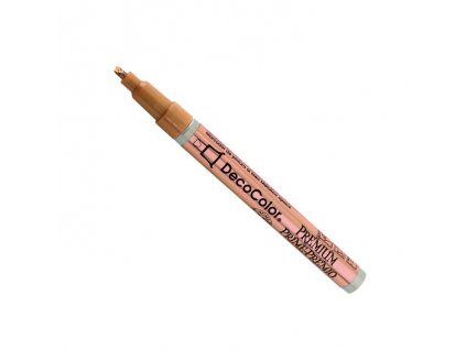 Lakový popisovač Marvy Deco Color Premium 250, seříznutý hrot, měděná barva