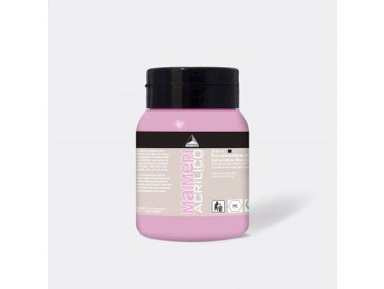Akrylová barva Maimeri Acrilico 500 ml, odstín Quinacridone rose light, růžová