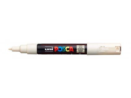 Uni Posca 1M akrylový popisovač 0,7 mm, odstín ivory 46, pigmentový inkoust na vodní bázi