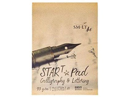 Blok papíru SM.LT Star Pad Calligraphy A5, 90 g/m2, 30 listů pro kaligrafické fixy a pera