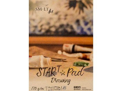 Kreslící karton SM.LT Star Pad Drawing, blok A5, 170 g, 20 listů, hladký bílý papír