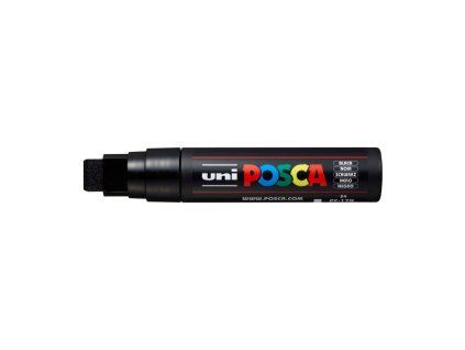 Uni Posca PC-17K extra široký akrylový popisovač 15 mm, černý odstín