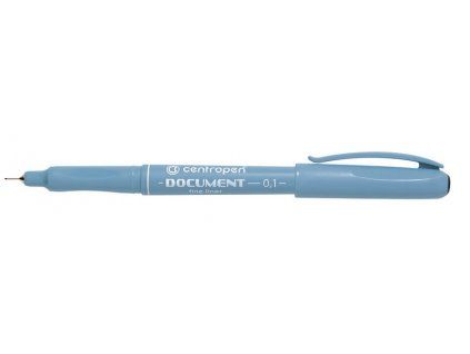 Centropen 2631 Document Fine Liner 0,1 mm, dokumentní popisovač černý inkoust
