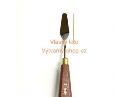 Malířská špachtle Jumanika 3, tvar slza tupá, rozměr 17x50 mm pro reliéfní malbu