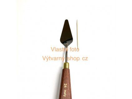 Malířská špachtle Jumanika 24, tvar slza, rozměr 25x58 mm pro reliéfní malbu