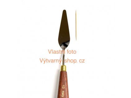 Malířská špachtle Jumanika 13 ve tvaru slzy 23x83 mm pro reliéfní malbu