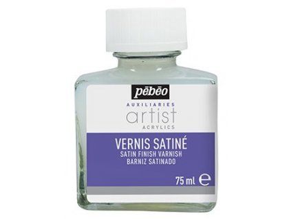 Pébéo saténový lak 75 ml, vodou ředitelný přípravek pro akrylové barvy