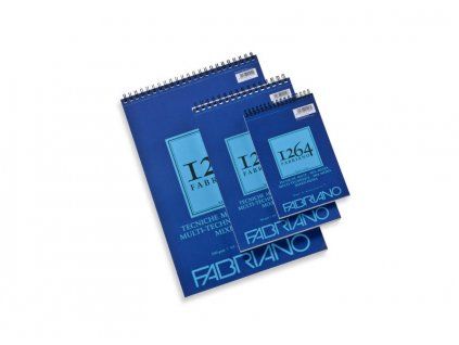 Fabriano 1264 Mix-Media A4 300g blok 30 listů kroužková vazba, papír na smíšené techniky