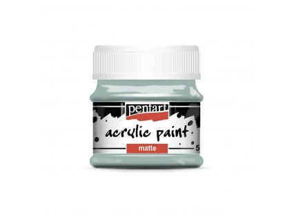 Pentart Matte akrylová barva 50 ml, matný povrch, odstín zelená country, vodní báze