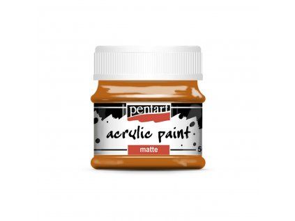 Pentart Matte Acryl 50 ml akrylová hobby barva, odstín červená terrakotta