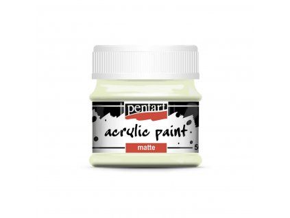 Pentart Matte akrylová barva 50 ml, odstín šedá dešťový mrak, matný povrch
