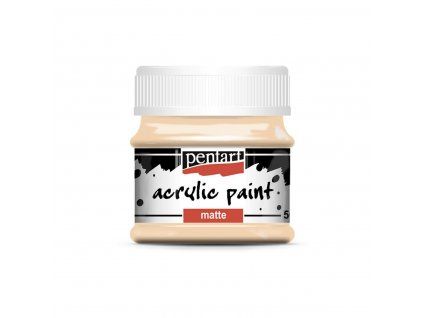 Pentart Matte akrylová barva 50 ml, odstín růžová pudrová, matný povrch