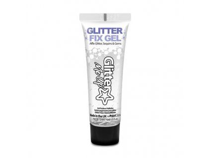 LoveShy Fix Gel Glitter 13 ml průhledné gelové lepidlo na třpytky a glitre