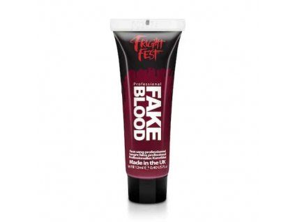 Fright Fest Fake Blood gelová umělá krev 12 ml pro halloween a maškarní