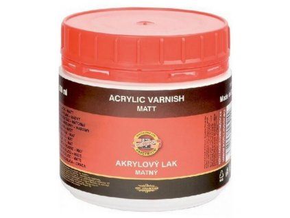 Koh-i-Noor 165545 akrylový matný lak 500 ml na vodné bázi, vhodný na decoupage