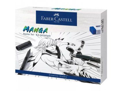Faber-Castell Pitt Artist Pen Manga startovací sada 167152 pro kreslení komiksů