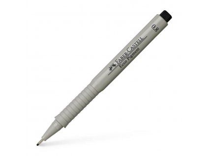 Faber-Castell ECCO PIGMENT technický popisovač 0,8 mm s černou pigmentovou tuší