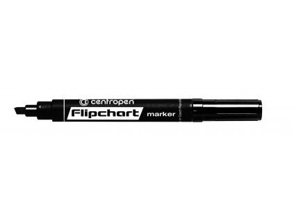 Centropen Popisovač Flipchart 8560 seříznutý klínový hrot, černý inkoust 2,5 mm