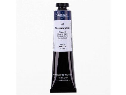 Nevskaya Palitra Ladoga akrylová barva 46 ml, odstín bílá titanová 101