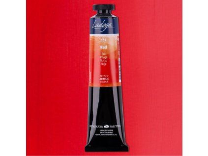 Nevskaya Palitra Ladoga akrylová barva 46 ml, odstín červená 331, tuba