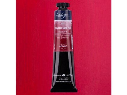 Nevskaya Palitra Ladoga akrylová barva 46 ml, odstín červená Madder lake 317