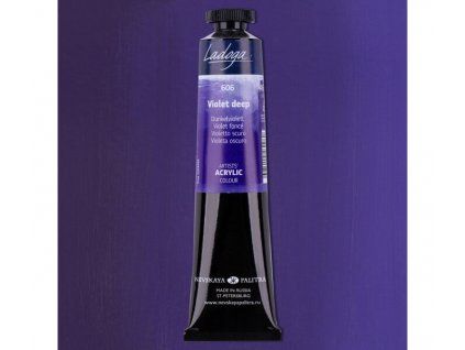 Nevskaya Palitra Ladoga akrylová barva 46 ml, odstín fialová tmavá 606