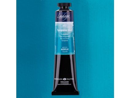 Nevskaya Palitra Ladoga akrylová barva 46 ml, odstín modrá tyrkysová 507