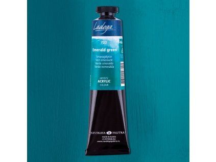Nevskaya Palitra Ladoga 46 ml akrylová barva, odstín zelená smaragd 720