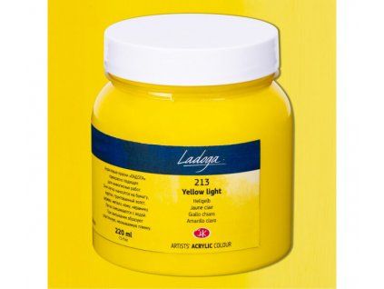 Nevskaya Palitra Ladoga akrylová barva 220 ml, odstín žlutá světlá 213