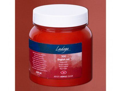 Nevskaya Palitra Ladoga akrylová barva 220 ml, odstín červená anglická 300