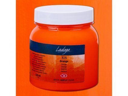 Nevskaya Palitra Ladoga akrylová barva 220 ml, odstín oranžová 315
