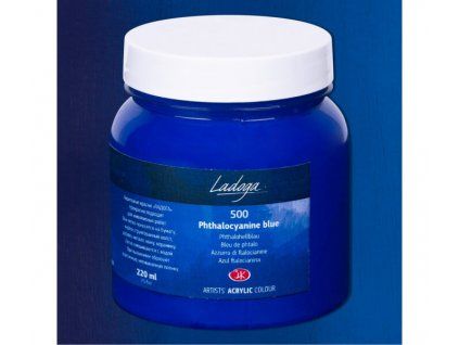 Nevskaya Palitra Ladoga akrylová barva 220 ml, odstín modrá pthalo 500