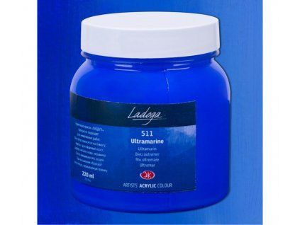 Nevskaya Palitra Ladoga akrylová barva 220 ml, odstín modrá ultramarín 511